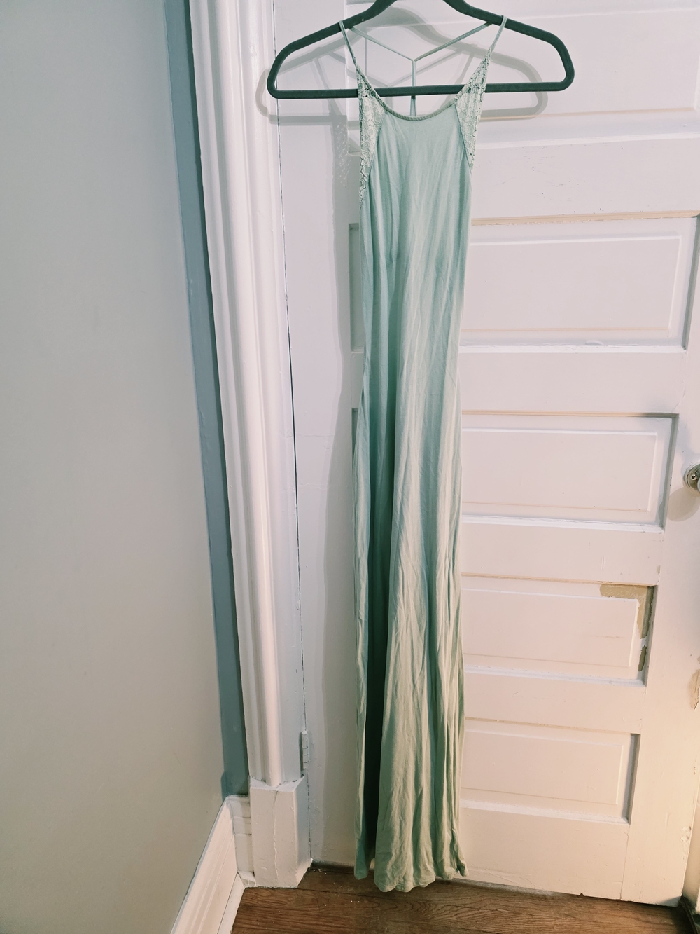 Urban Outfitters Light Sage Green Maxi Dress